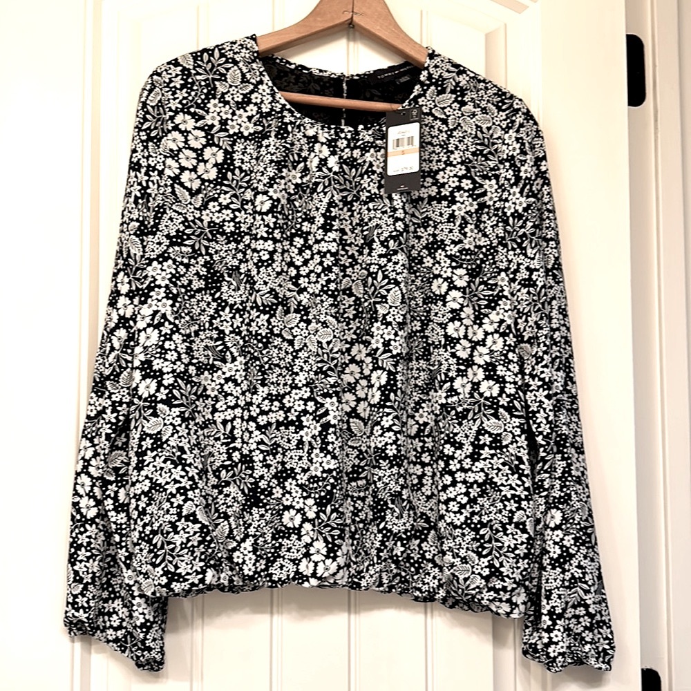 Tommy Hilfiger women’s navy/white blouse NWT